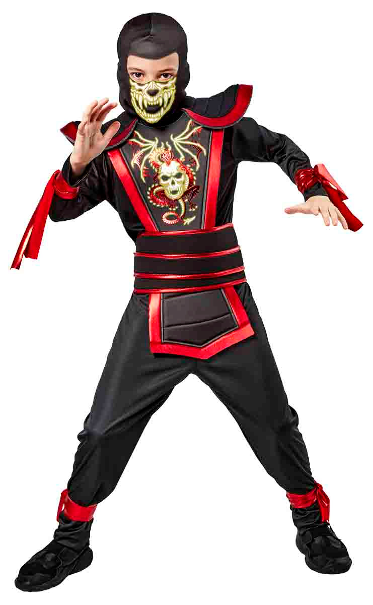 Disfraz Guerrero Ninja Rojo Inf