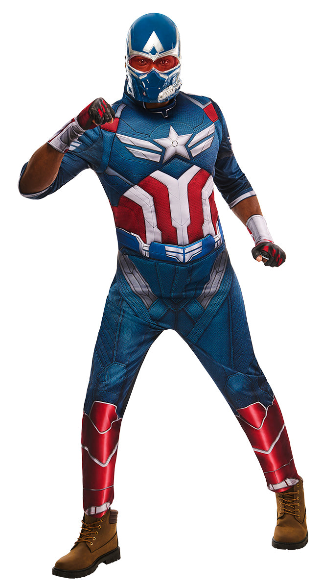 COSTUME CAPITAN AMERICA BNW DELUXE AD
