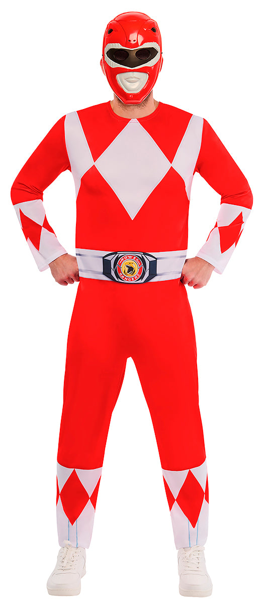 Disfraz Power Rangers Rojo Mgm Ad