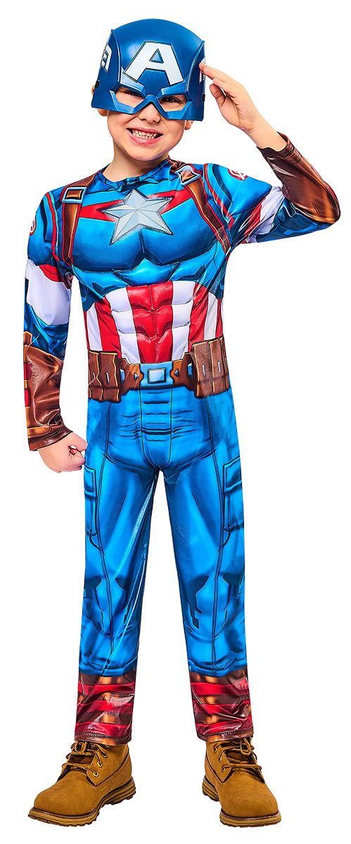 COSTUME CAPITAN AMERICA BLACK LINE INF