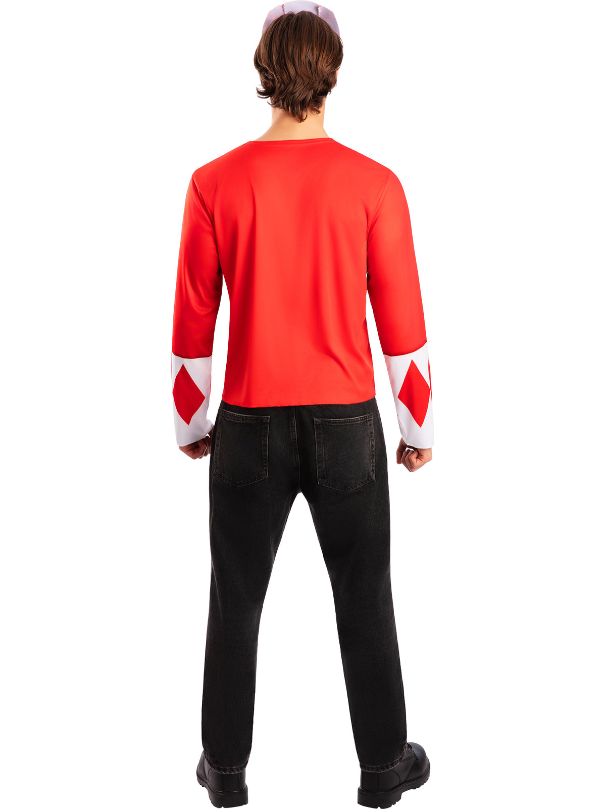 TOP Y MASCARA POWER RANGER ROJO AD