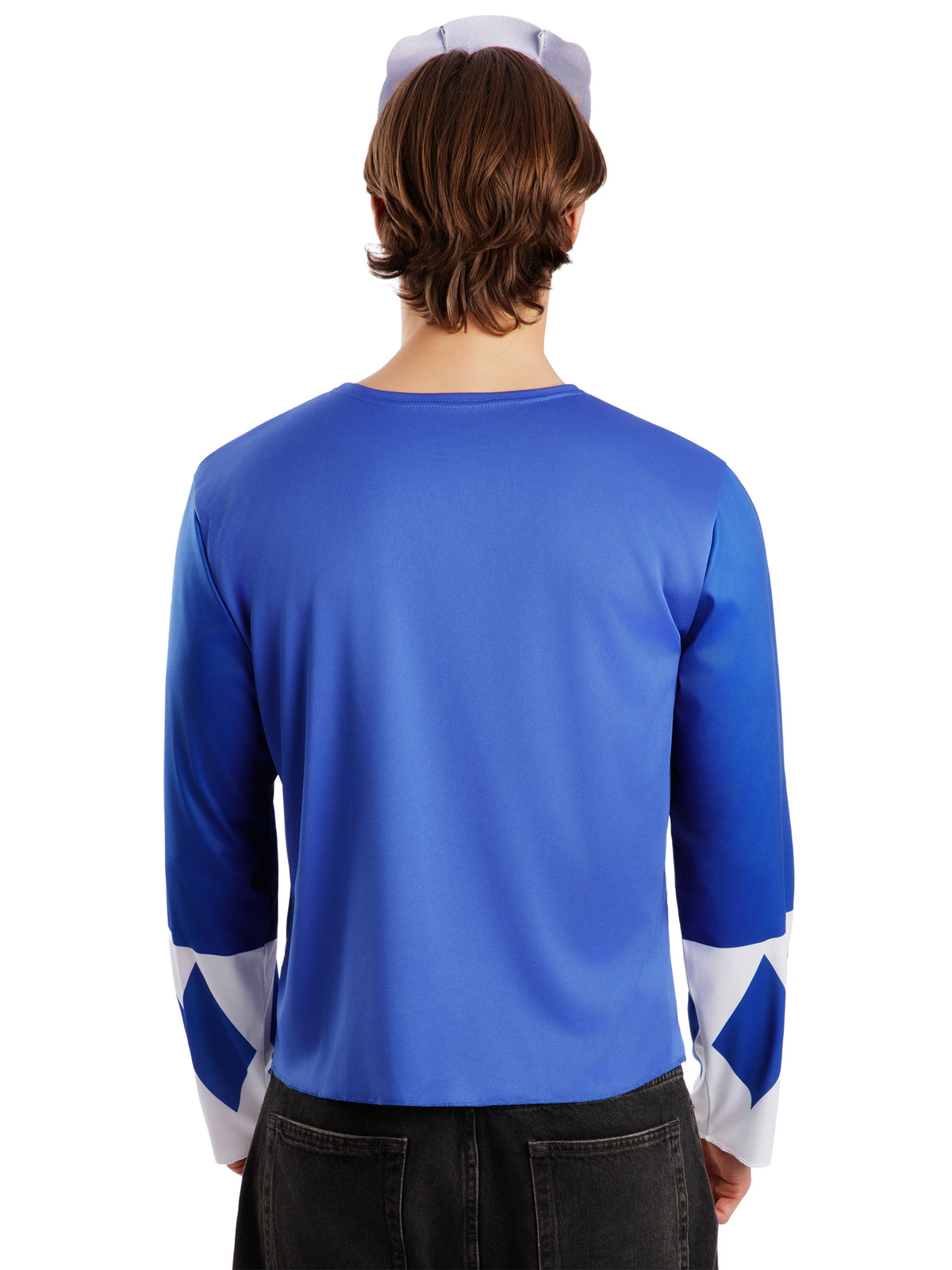 TOP Y MASCARA POWER RANGER AZUL AD