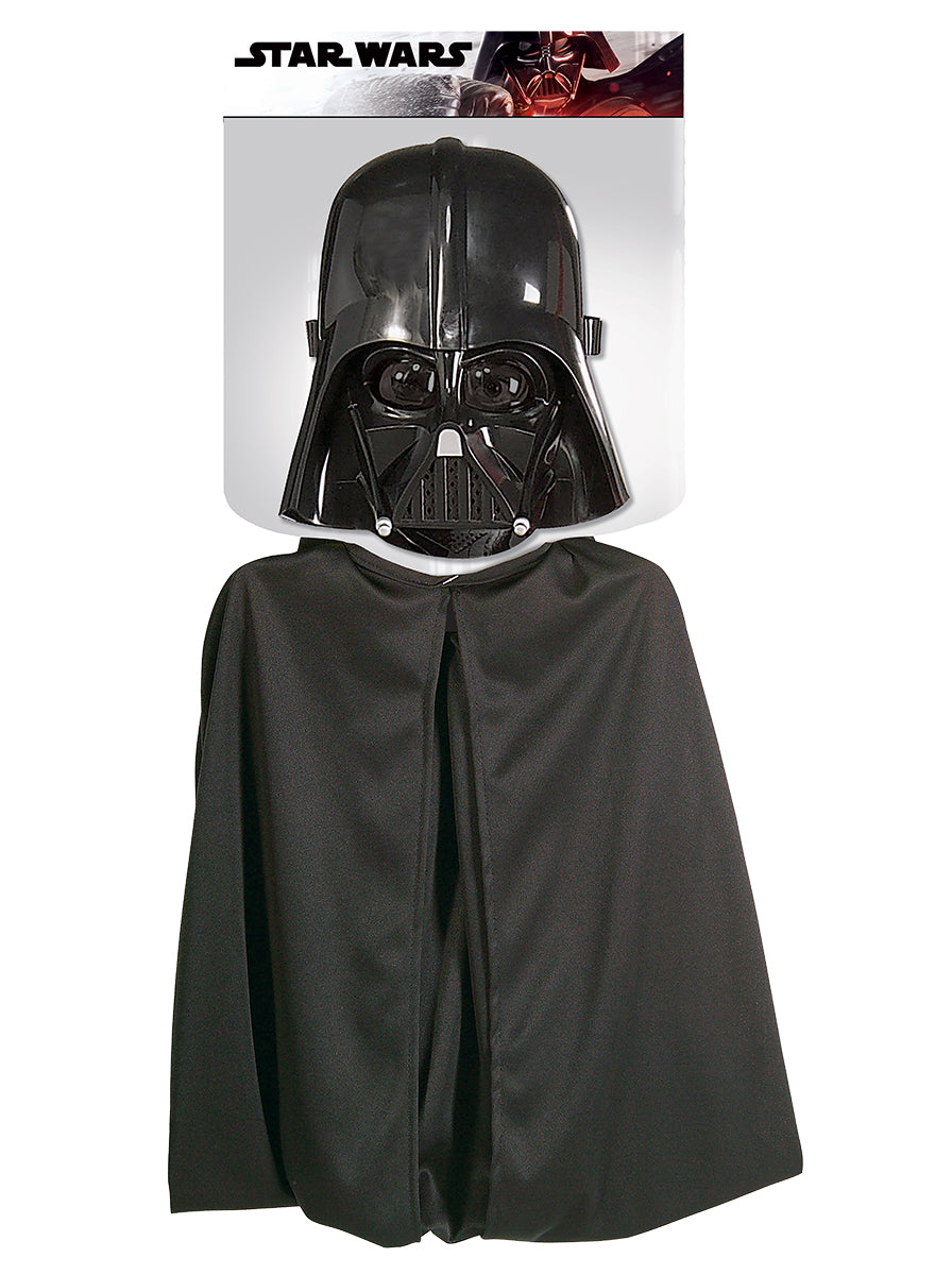 Kit Mascara Y Capa Darth Vader Para Niño