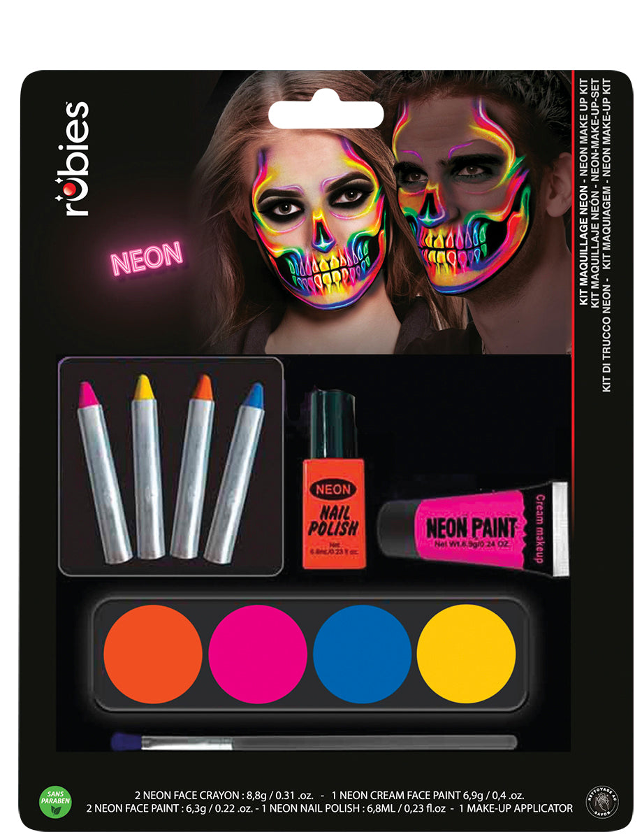 Maquillaje Neón Todo En 1