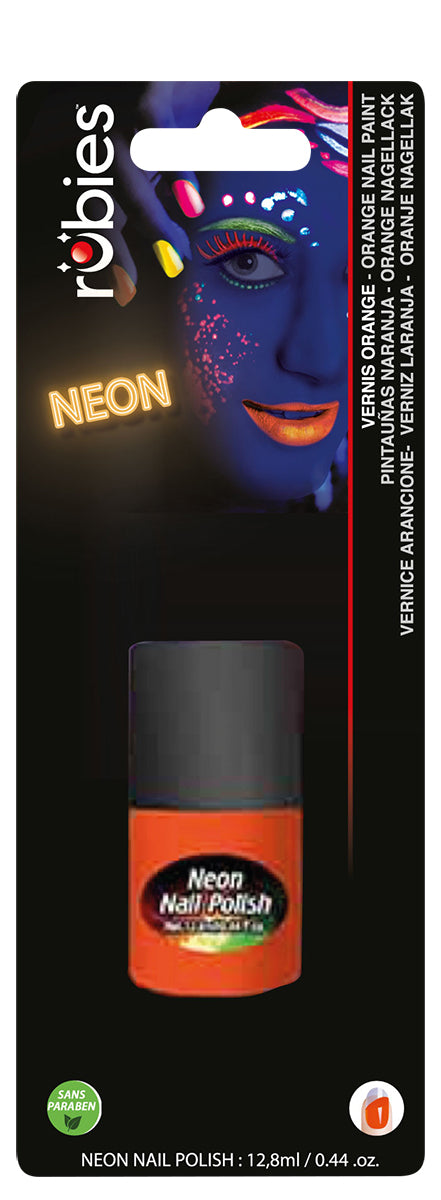 Esmalte De Uñas Naranja Neon