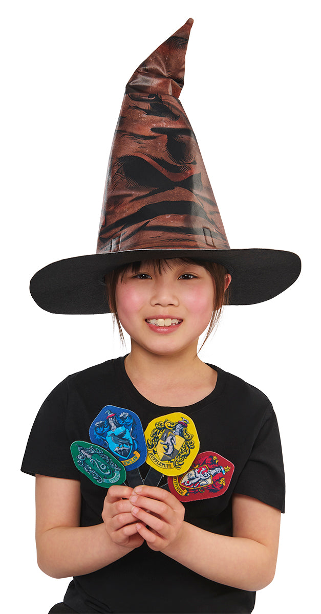 Sombrero Harry Potter Con 4 Insignias
