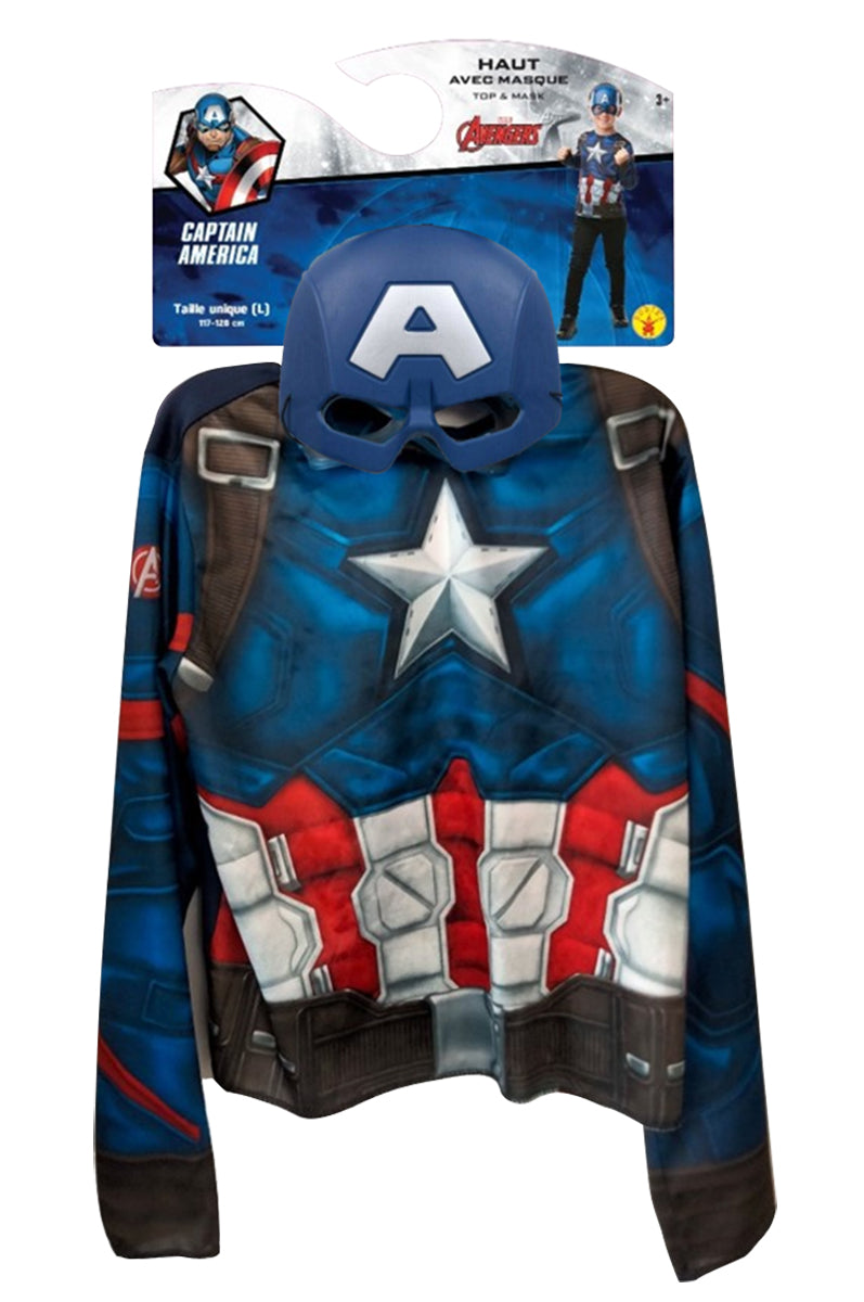 Top Y Mascara Capitan America