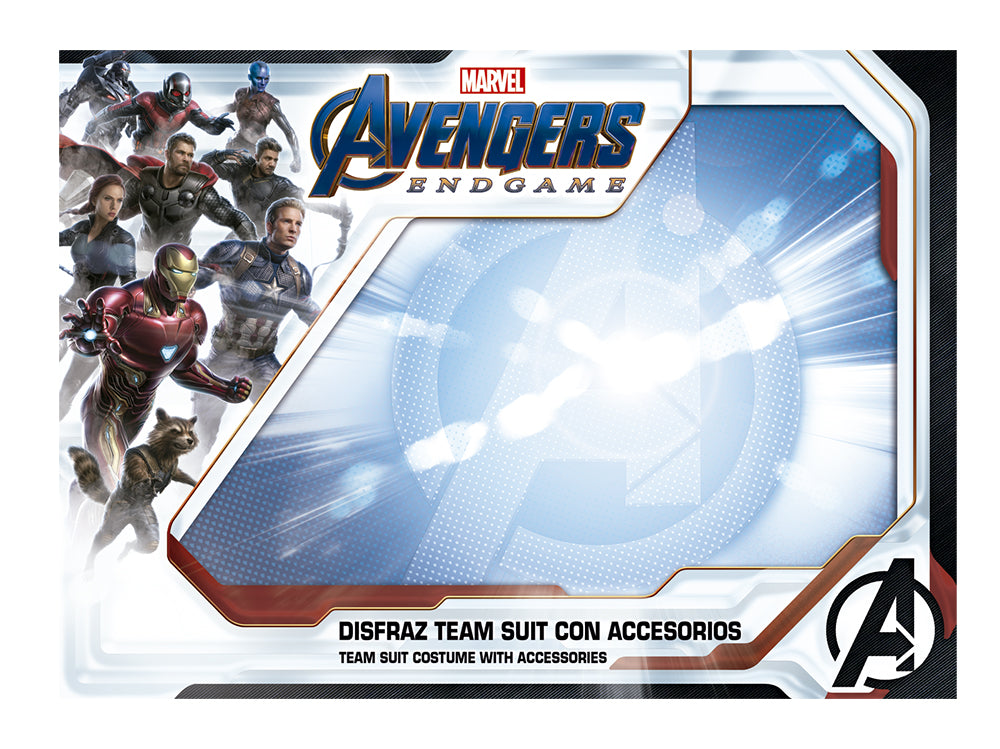 Disfraz Team Suit Endgame Con Accesorios Caja Inf