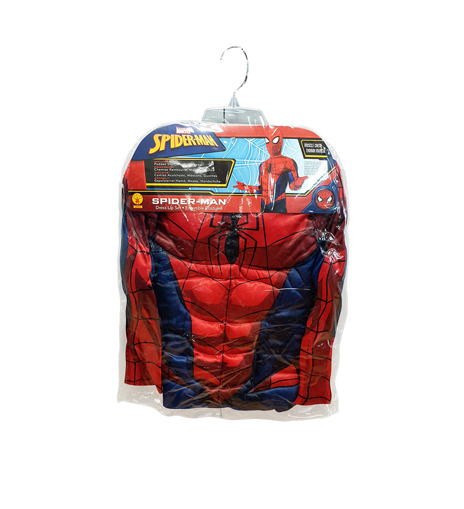 Pecho Musculoso Spider-Man Con Accesorios