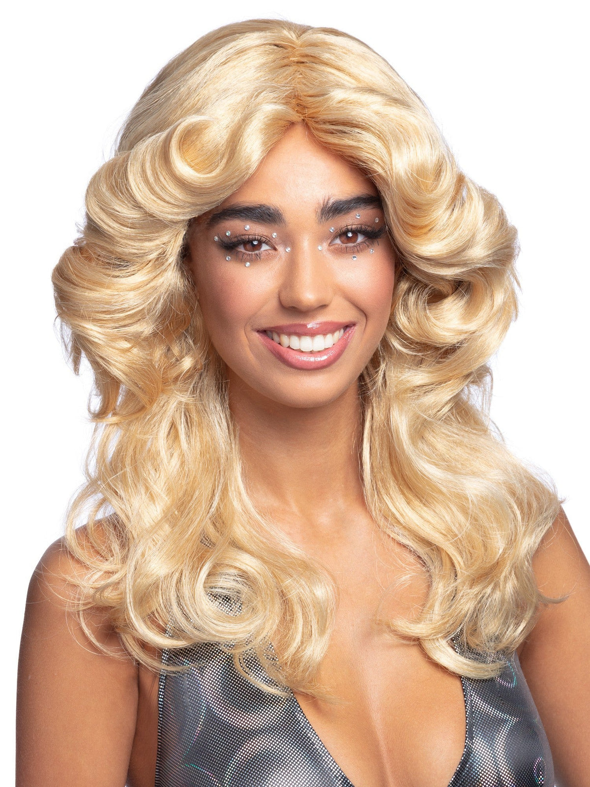 1970s-Style Blonde Wig AD