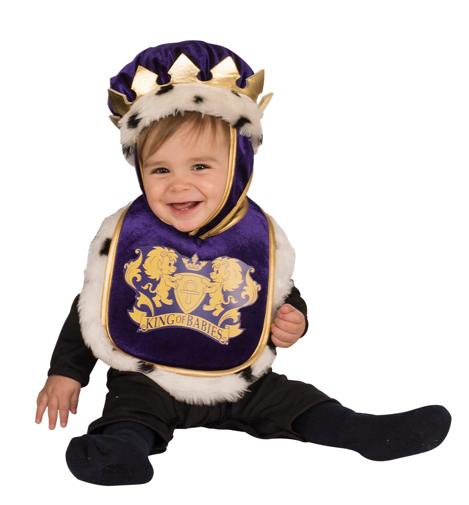 Disfraz Babero C/Sombrero Rey Inf