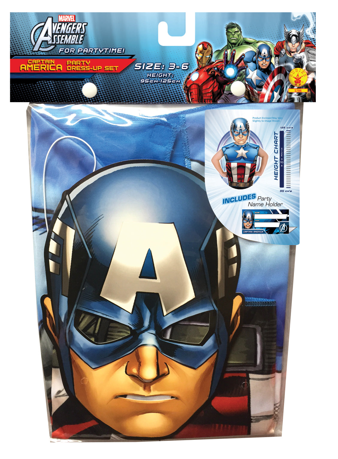 Capitan America Partytime Set