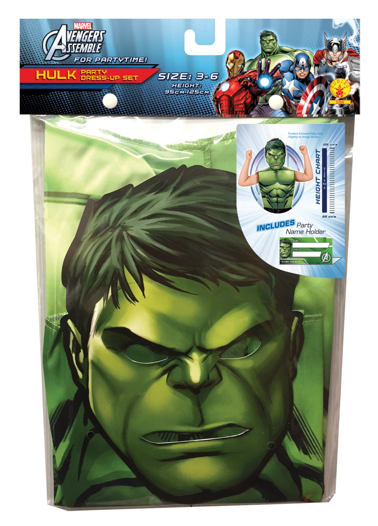 Hulk Partytime Set