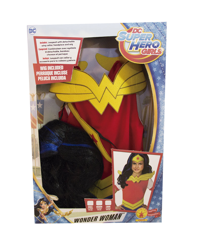 Disfraz Wonder Woman Y Peluca Shg Caja