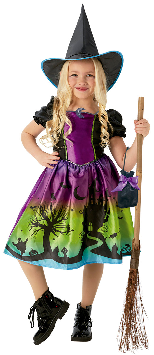 Disfraz Bruja Luna Negra Inf