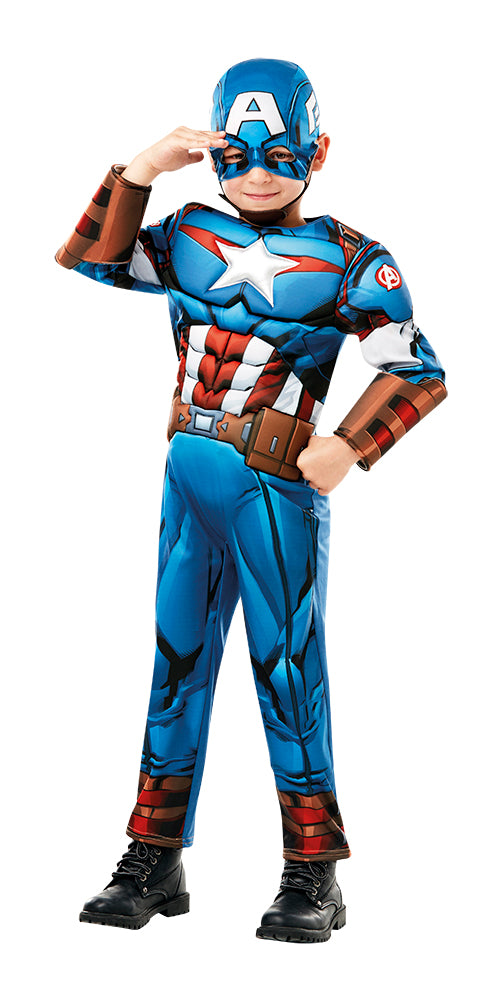 Disfraz Capitan America Deluxe Inf