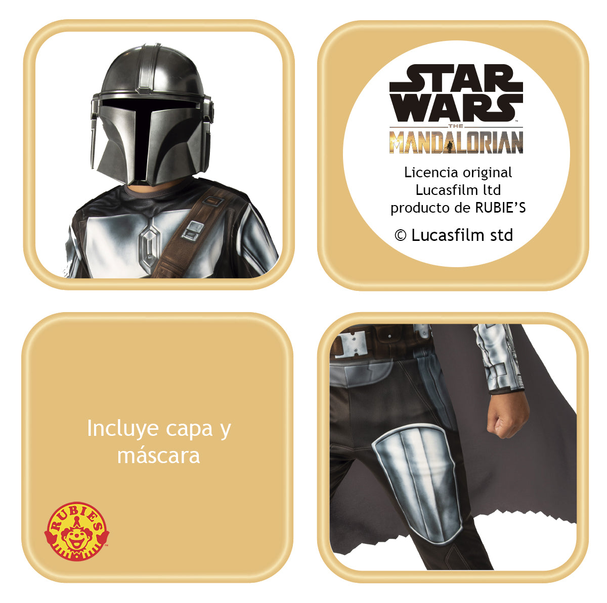 Disfraz Mandalorian Classic Inf