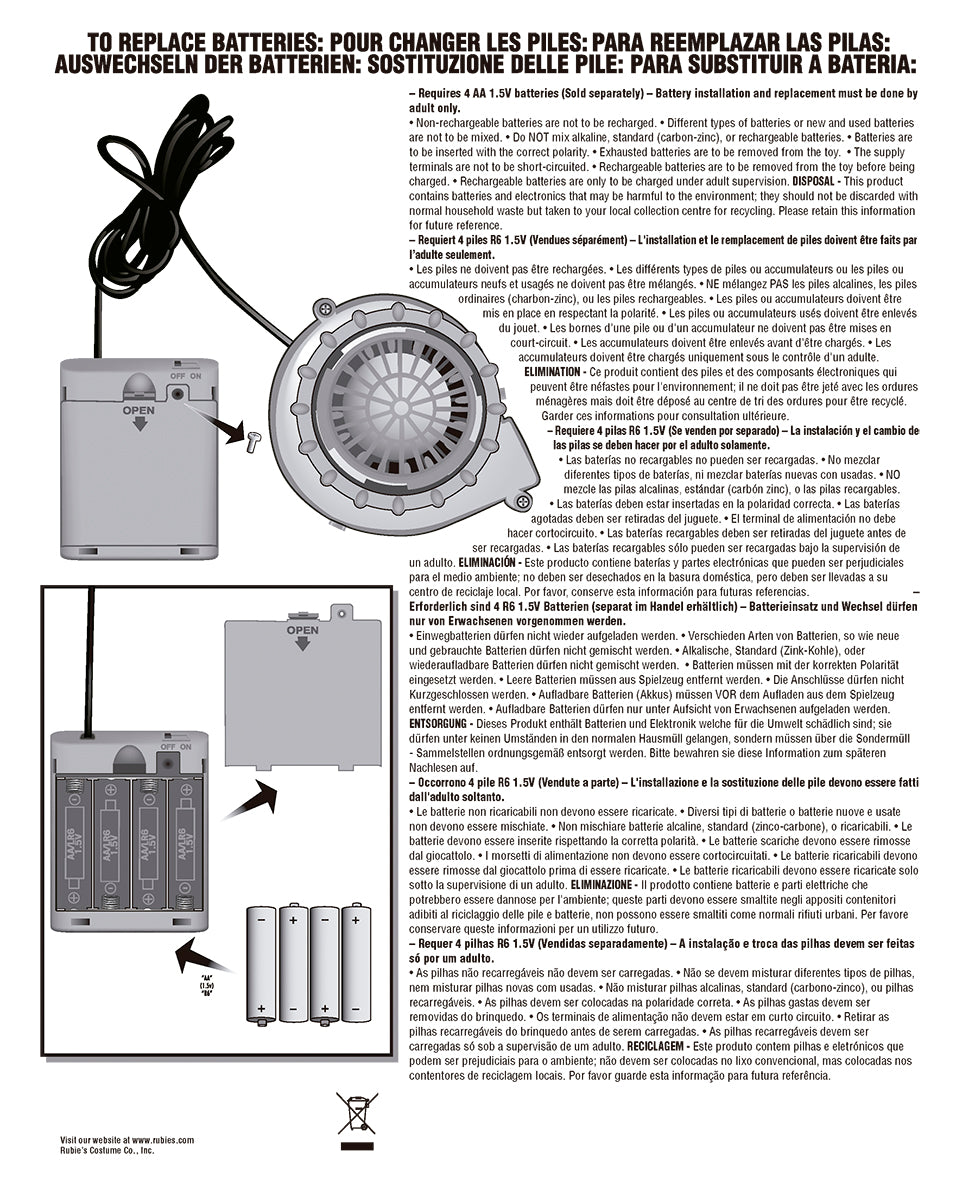 Disfraz Triceratops Hinchable Ad