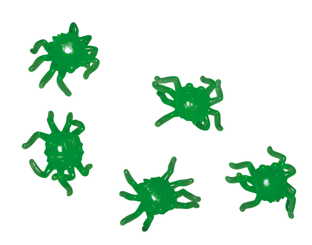 Blister 20 Arañas Pegajosas Glow In Dark