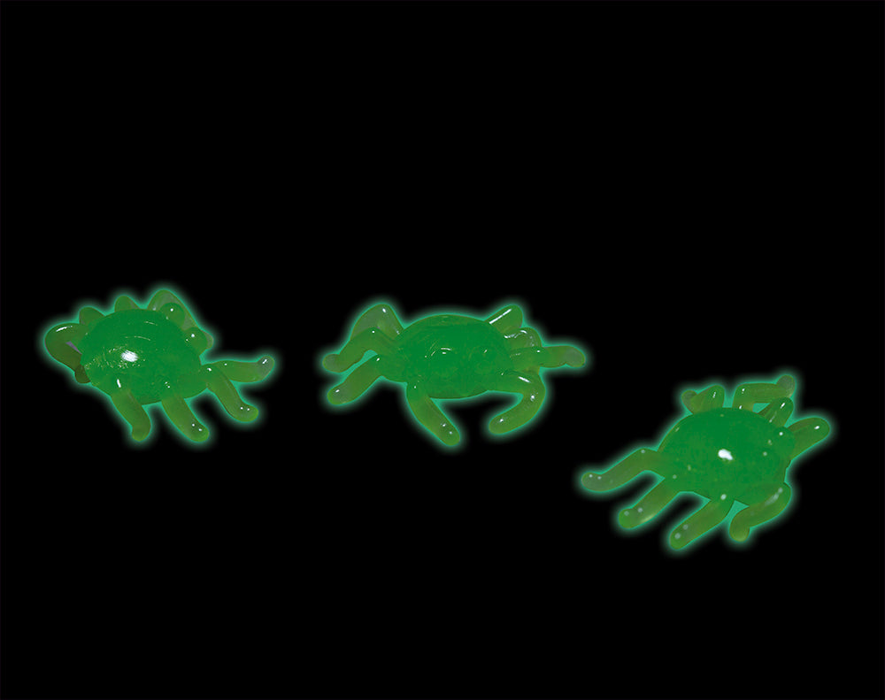 Blister 20 Arañas Pegajosas Glow In Dark
