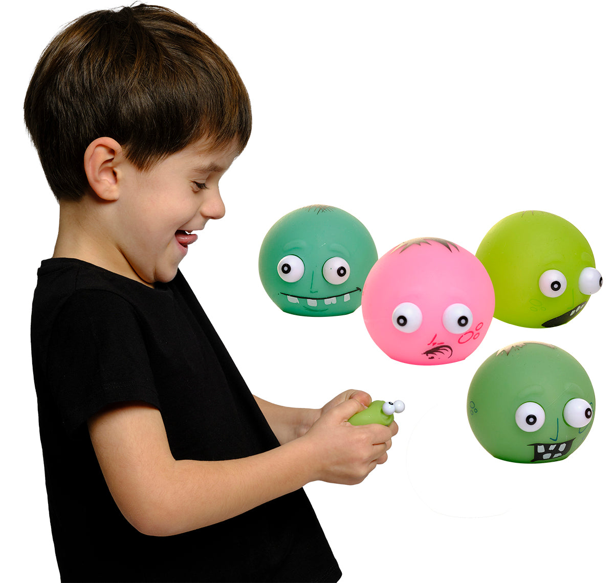 Cara Zombie Con Ojos Pop Up