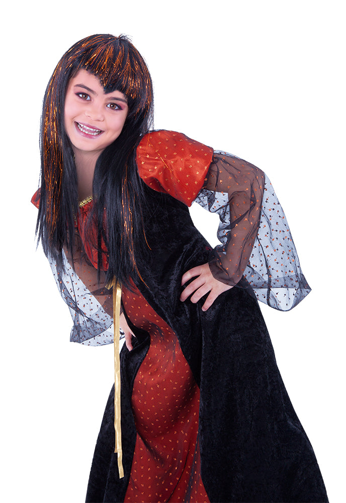 Peluca Vampiresa Traviesa Ng/Nrja Inf