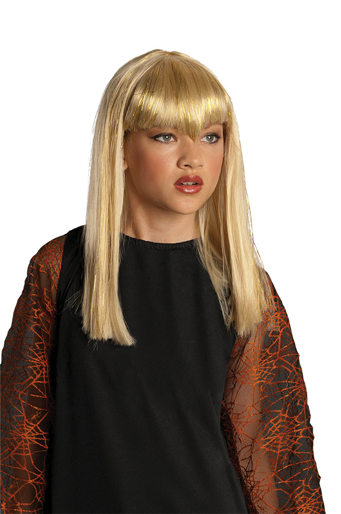 Peluca Vampiresa Traviesa Rubia Inf