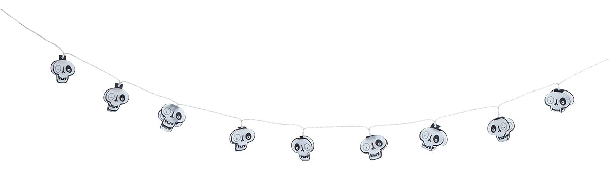 Guirnalda Calaveras Con Luz