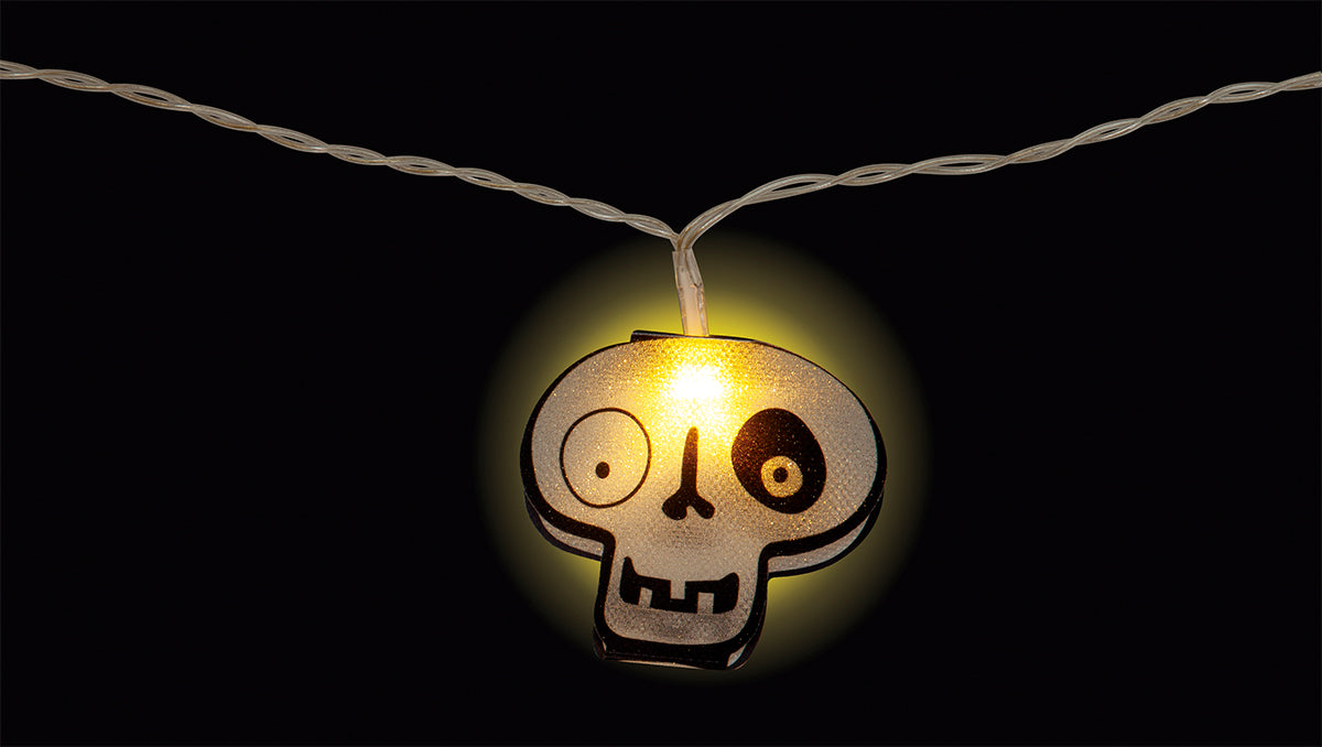 Guirnalda Calaveras Con Luz