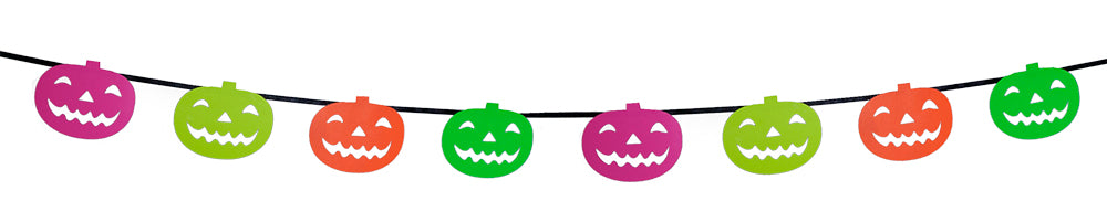 Guirnalda Calabazas Neon 2 M