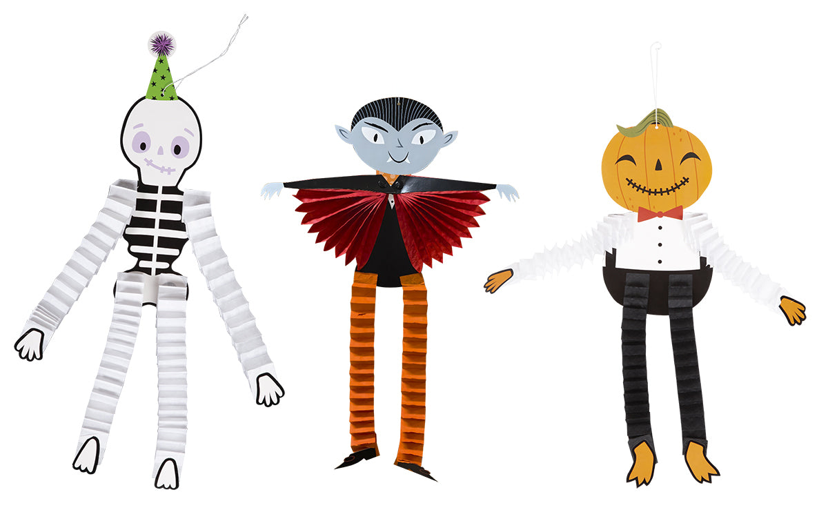 Pack 3 Personajes Halloween 50-45-45 Cm