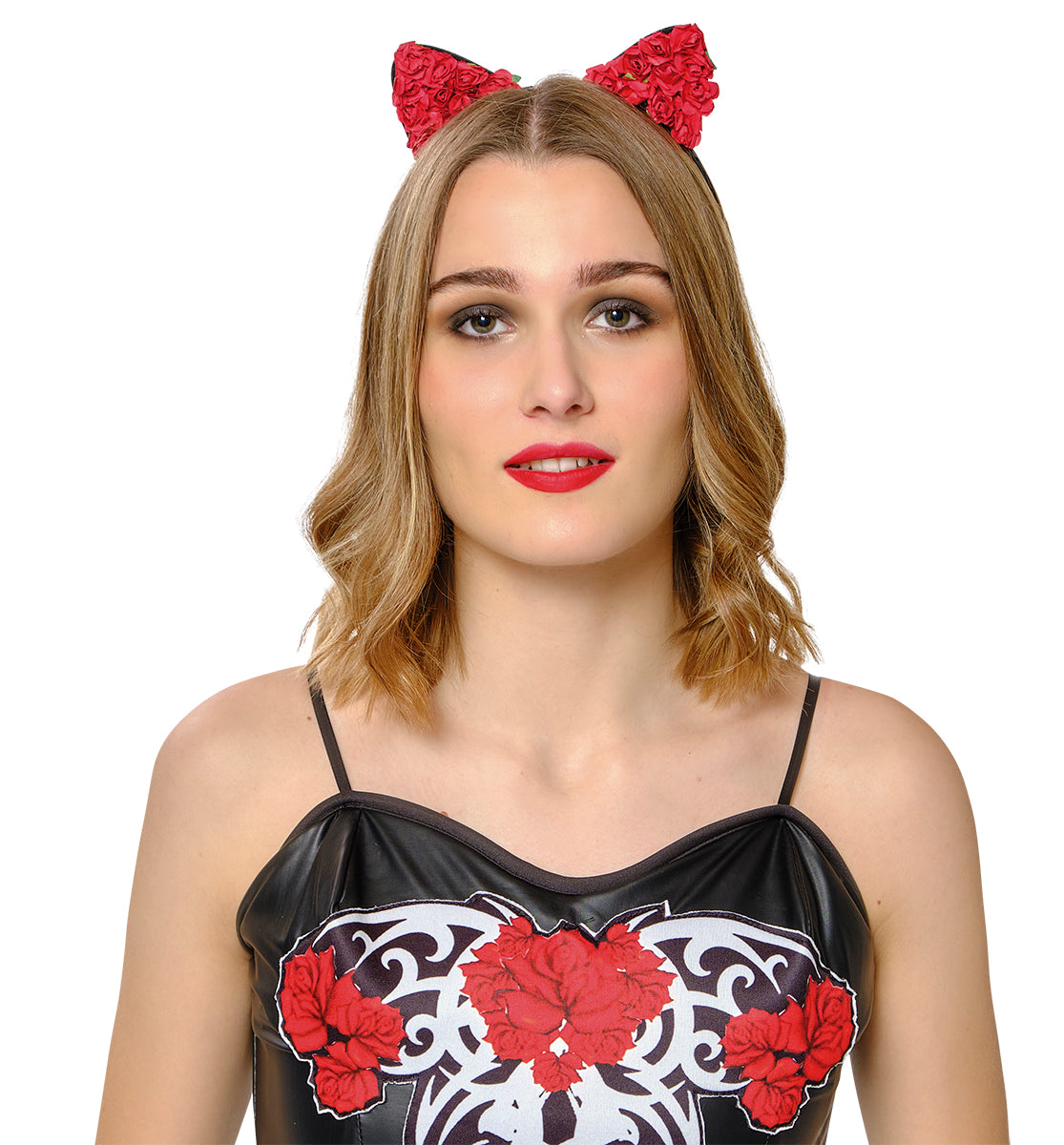 Diadema Kat-Rina Rosas Rojas