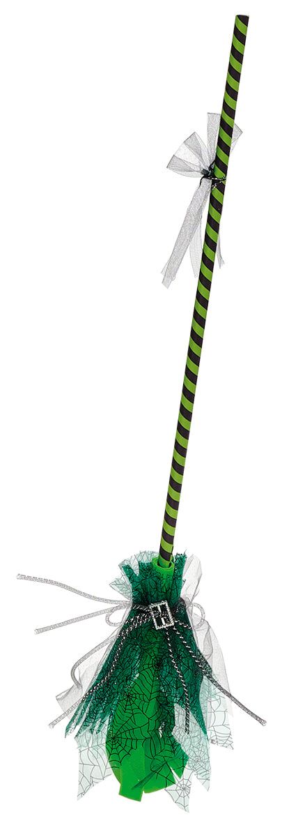 Green Cuqui Witch Broom