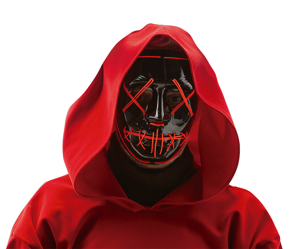 Máscara Maniaco Con Luz