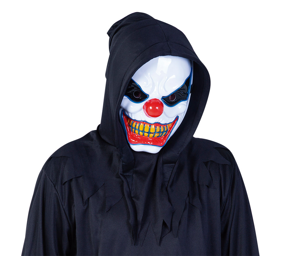 Máscara Payaso Crazy Con Luz