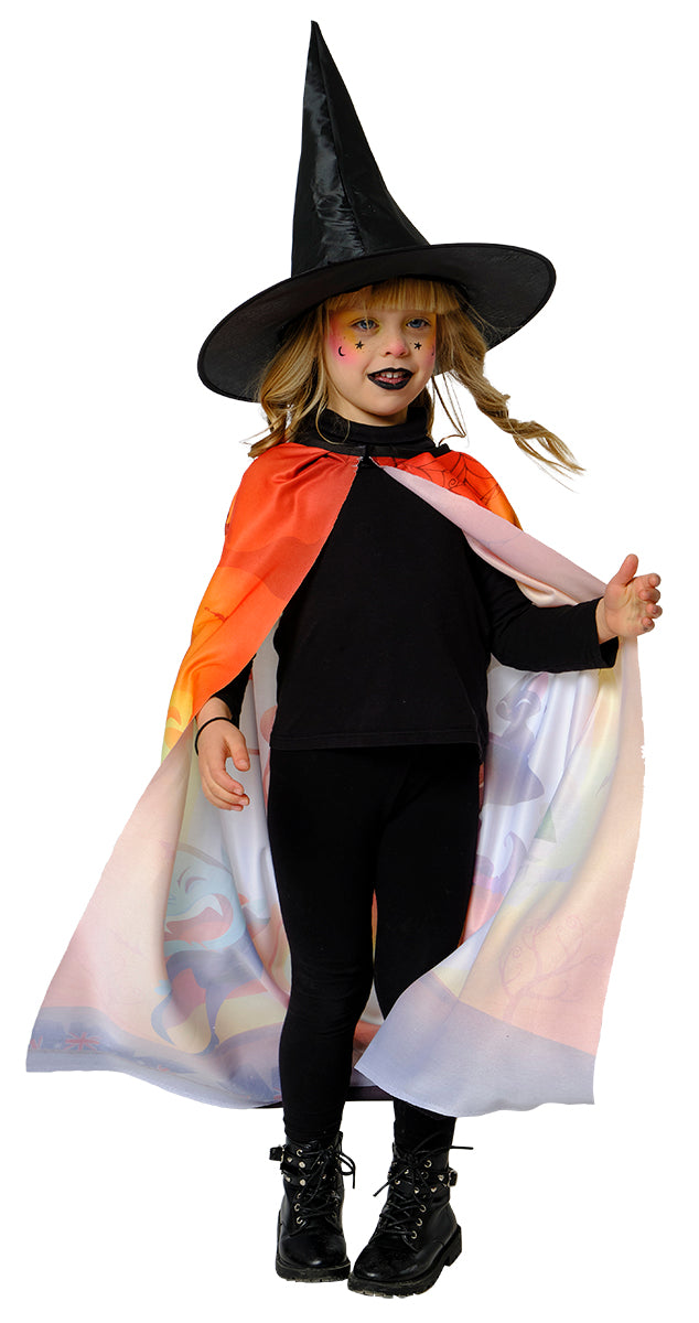 Set Bruja & Friends (Capa + Sombrero)