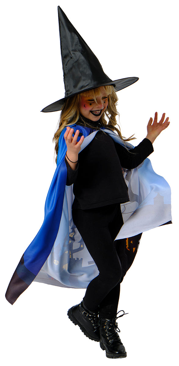 Set Bruja Casa Encantada (Capa + Sombrero) Inf