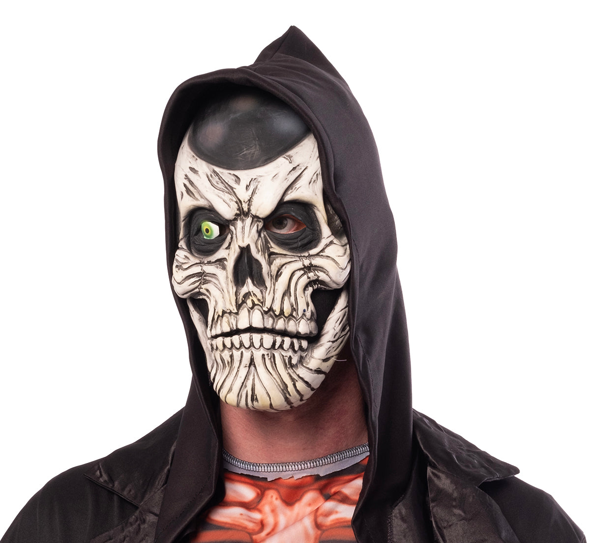 Máscara Calavera Fantasma Con Capucha