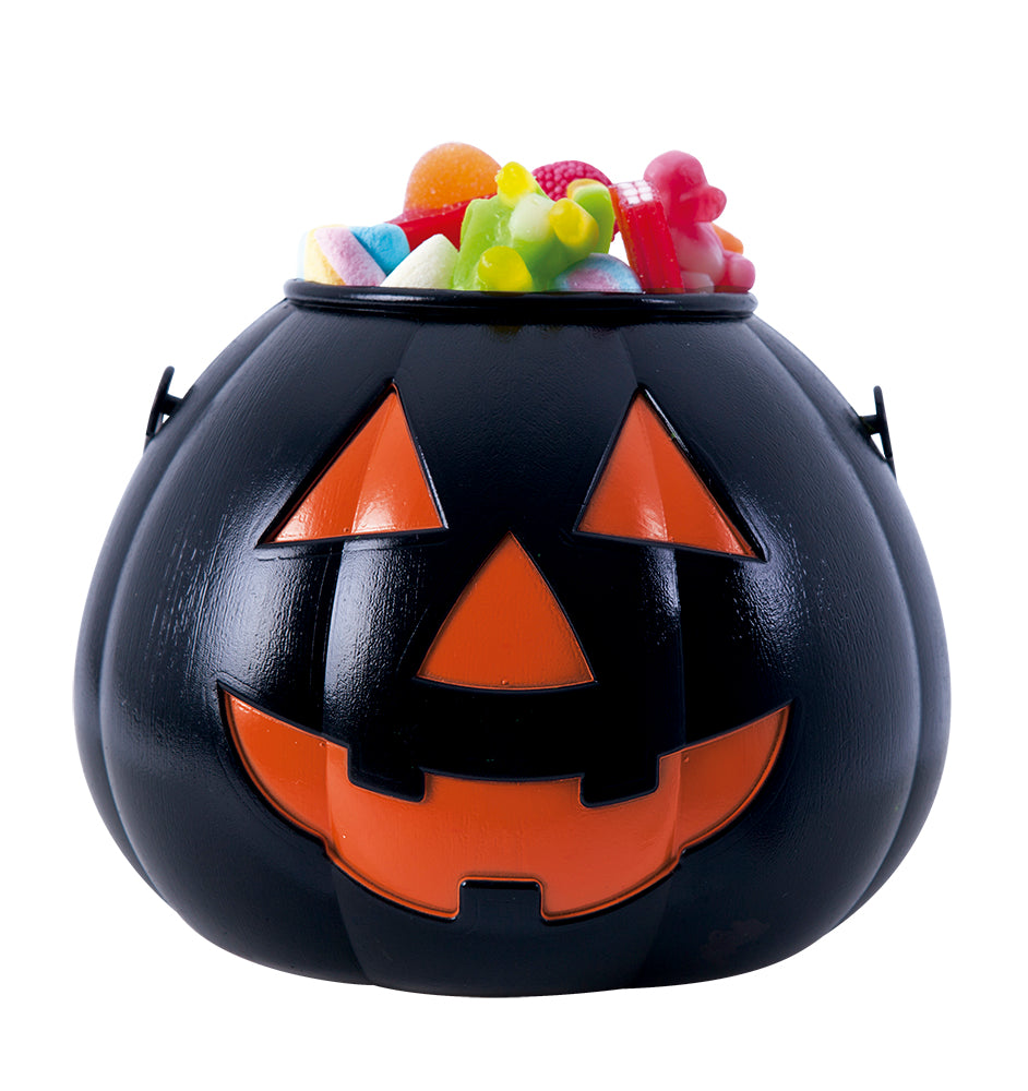 Calabaza Portacaramelos Negra