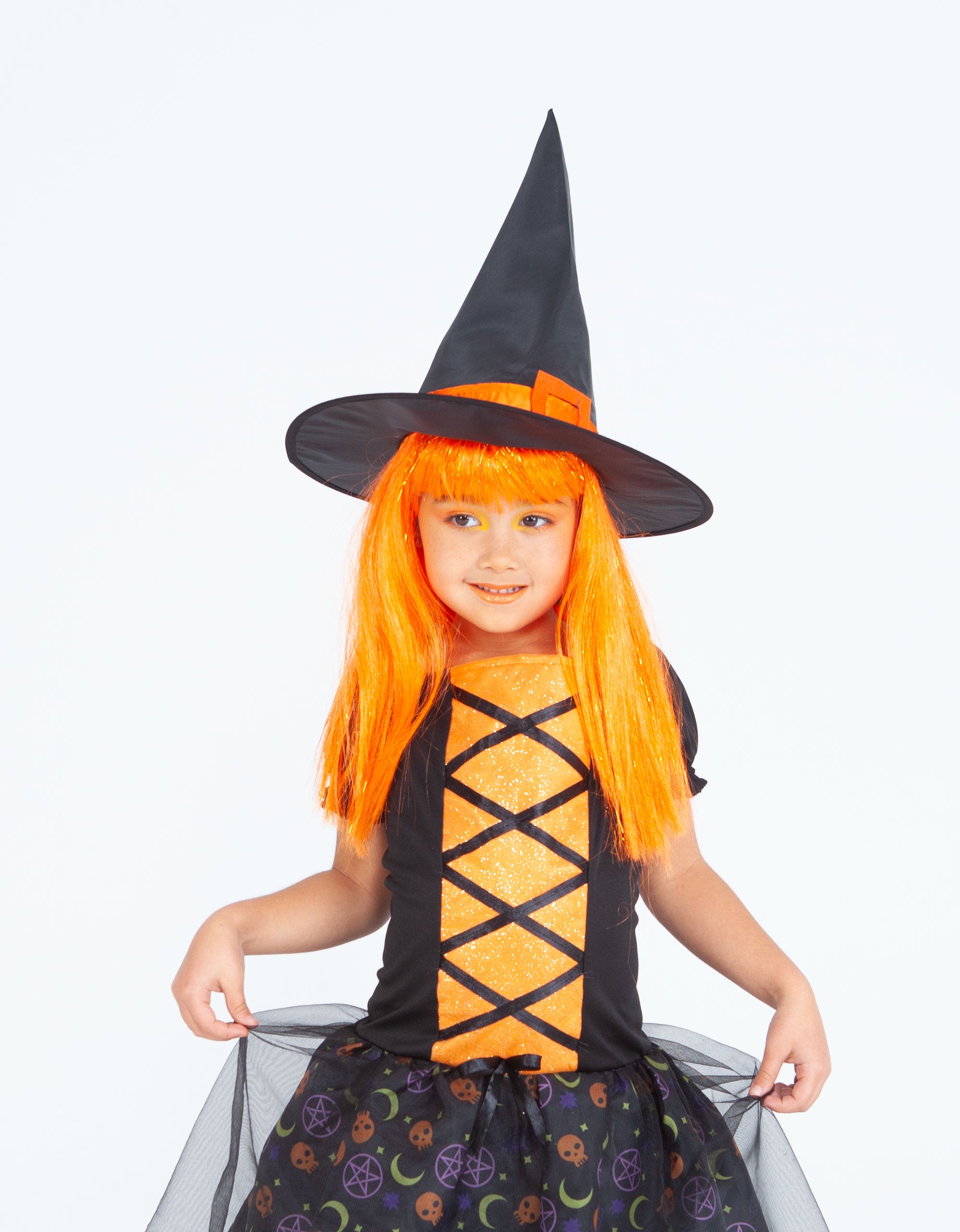 Disfraz Bruja Moonlight Orange Inf