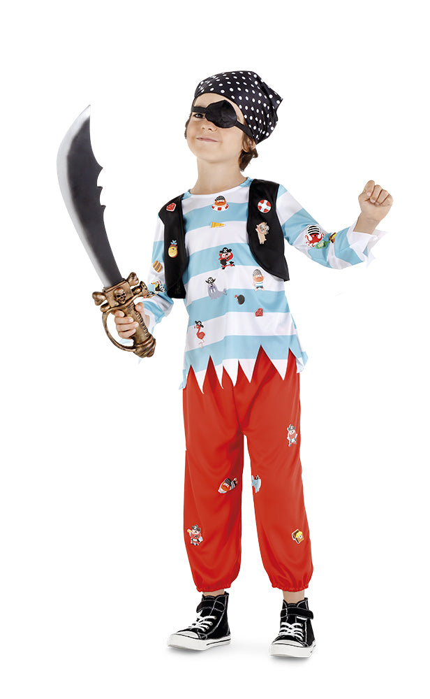 Disfraz Pirata Pegatin Inf