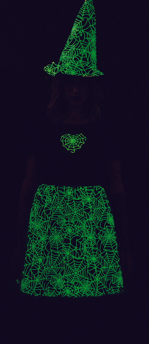 Disfraz Bruja Spiderweb Glow In Dark Ad