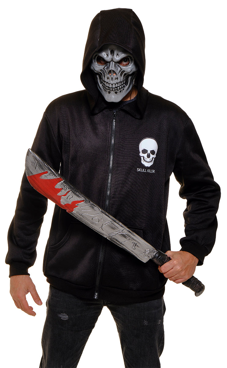 Disfraz  Skull Killer Ad (Sudadera + Máscara)