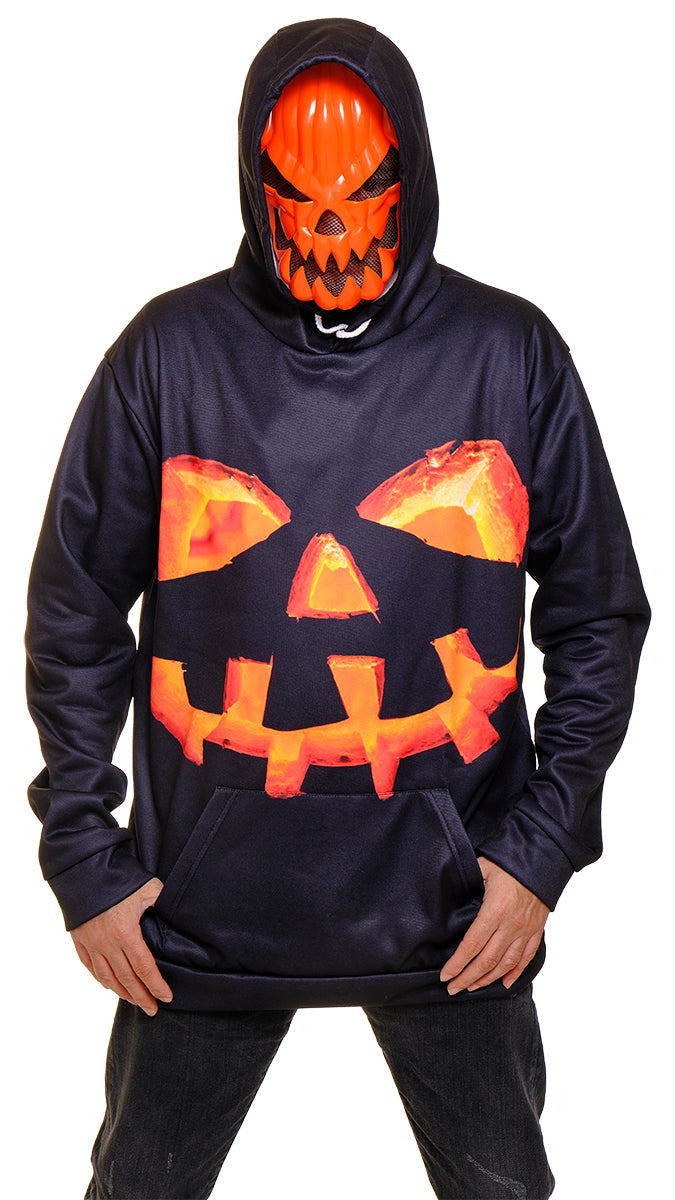 Disfraz Pumpkin Killer Ad (Sudadera + Máscara)