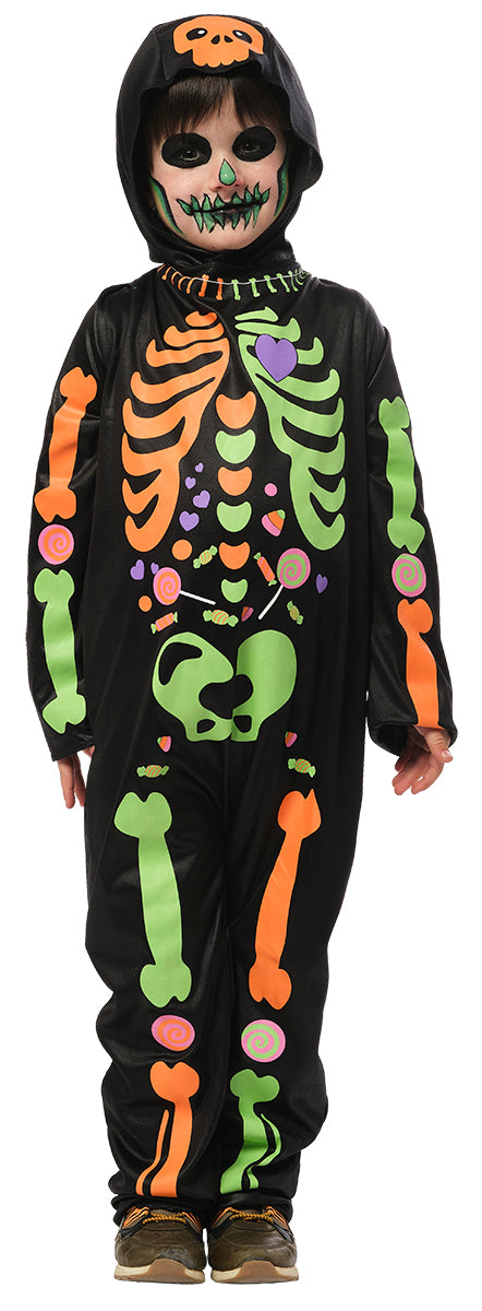 Disfraz Skelet@ Chuches Brillante Inf