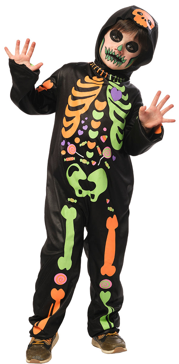 Disfraz Skelet@ Chuches Brillante Inf