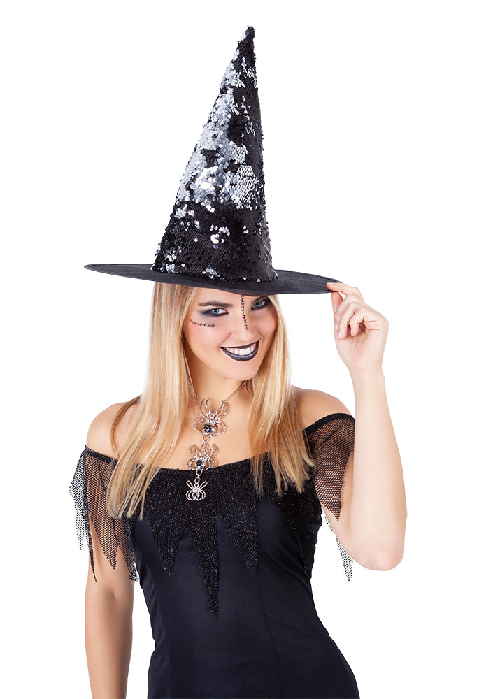 Sombrero Bruja Lentejuelas Mágicas