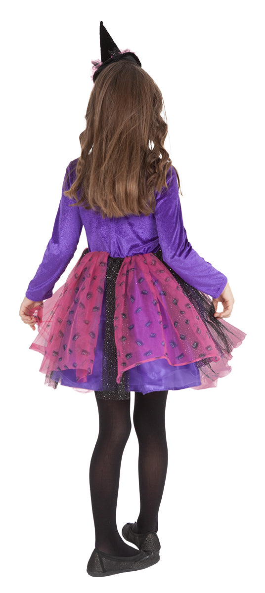 Disfraz Miss Bruja Arañitas Inf