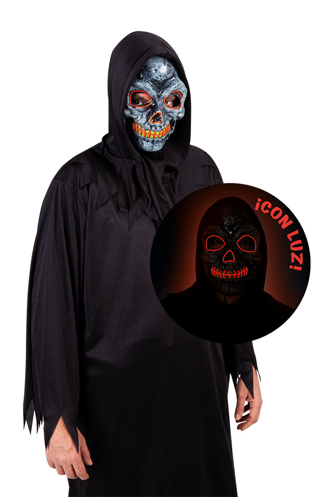 Máscara Skull Con Luz