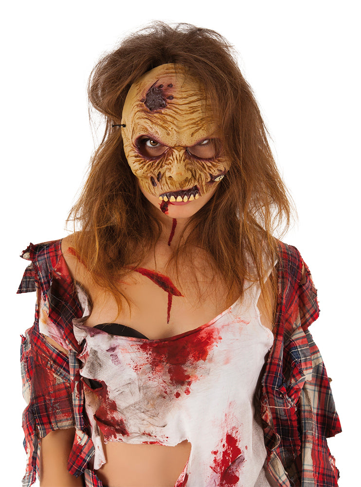 Máscara Zombie Media Cara